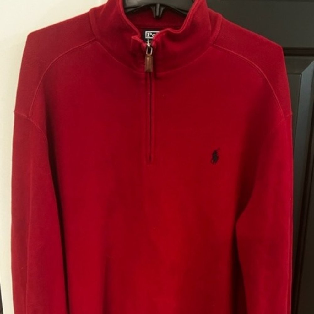 Ralph Lauren Men's 3/4 Zip Pullover Size XL